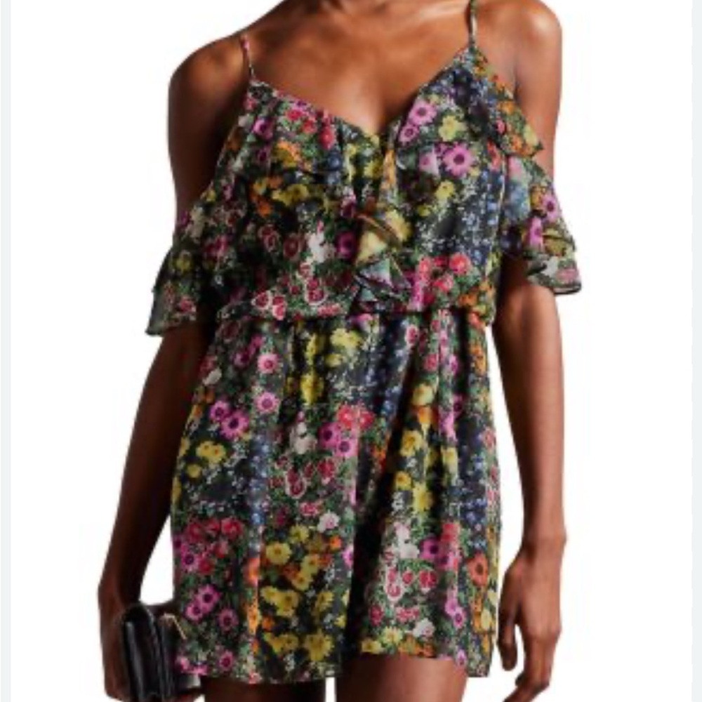 Ted Baker
Priyahh Ruffled Off-the-Shoulder Romper
